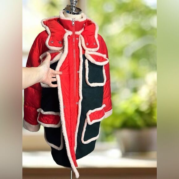 RARE 🔥 EAVES Anthropologie Revolve Tycen Wool Winter Snow Insulated Parka Jacke - Picture 10 of 16